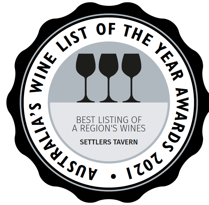 Australia's Winelist of the Year Awards: Best Listing of a Region's Wines 2021